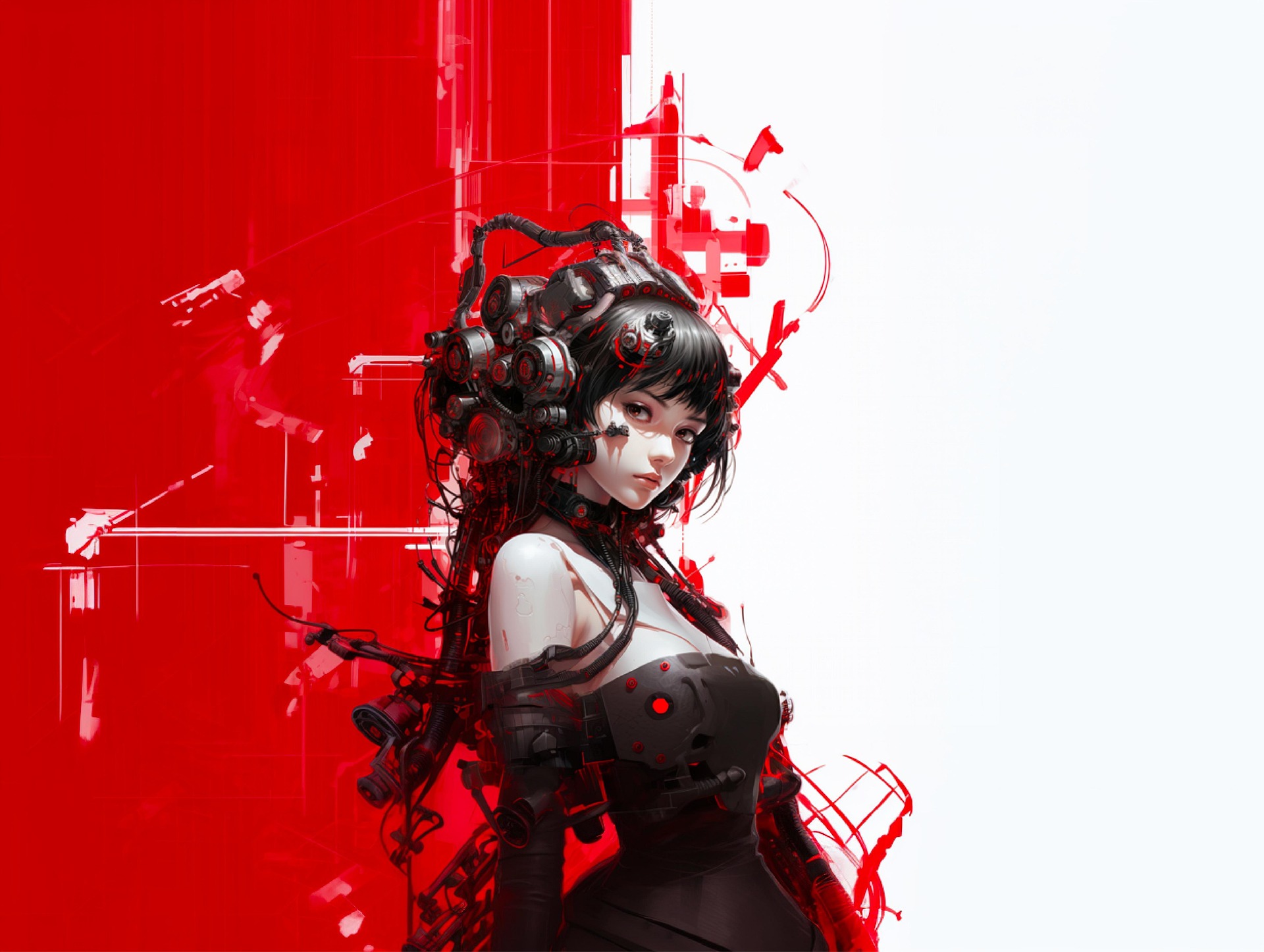 Fracture — apparition rouge et blanche